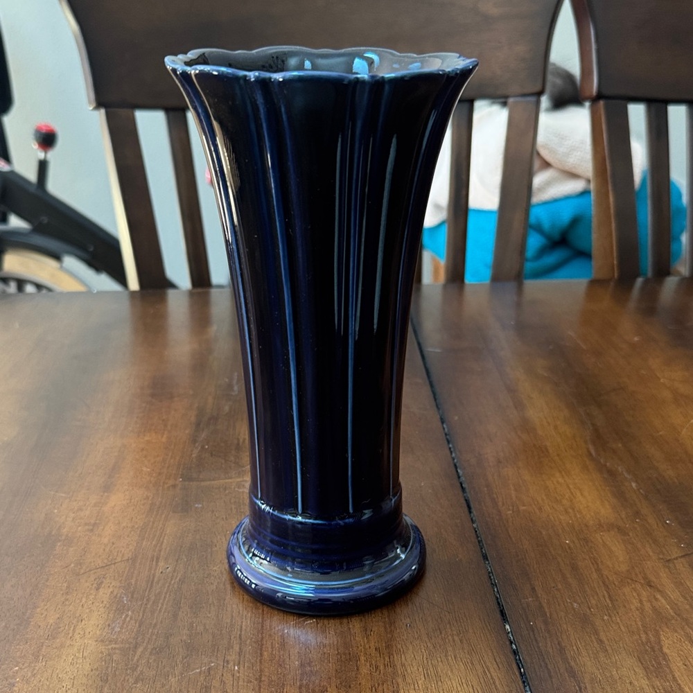 Cobalt Fiesta vase